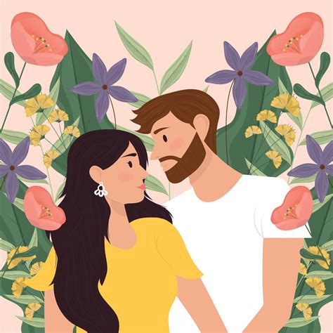 love couple illustration|picture of a couple drawing.